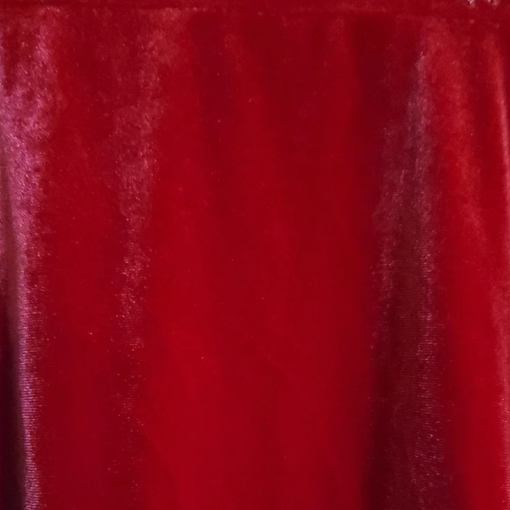 Red‎ Velvet Long Sleeve Dress